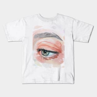 Drawing of a beautiful eye. Kids T-Shirt